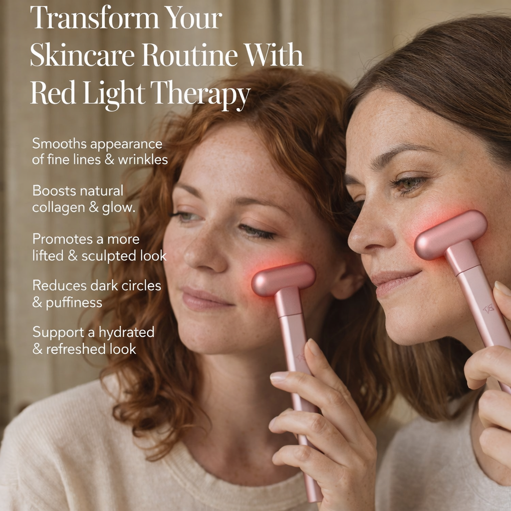 SkinRevival Pro™ 4-in-1 Skincare Wand with Red Light Therapy