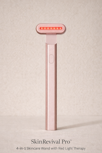 SkinRevival Pro™ 4-in-1 Skincare Wand with Red Light Therapy