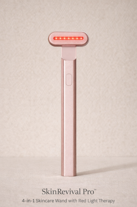 SkinRevival Pro™ 4-in-1 Skincare Wand with Red Light Therapy