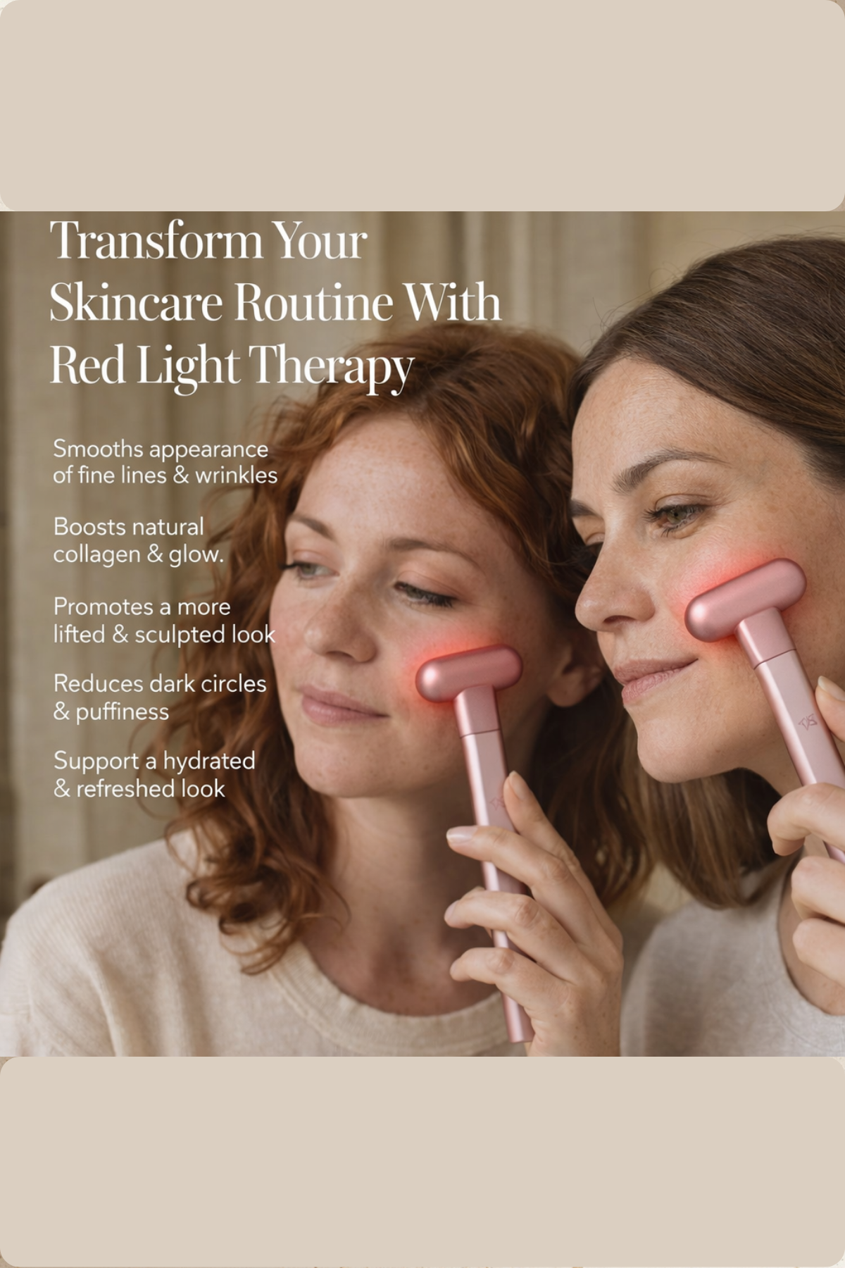 SkinRevival Pro™ 4-in-1 Skincare Wand with Red Light Therapy