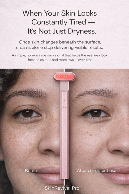 SkinRevival Pro™ 4-in-1 Skincare Wand with Red Light Therapy